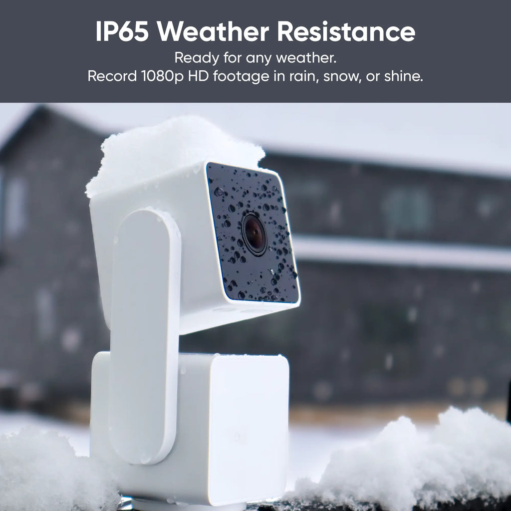 Wyze Cam Pan v3 — #1 Security Camera on TikTok! Wired, Indoor/Outdoor Pan Tilt Zoom (PTZ) w/ 360 Degree Motion Tracking, Color Night Vision, HD, WiFi