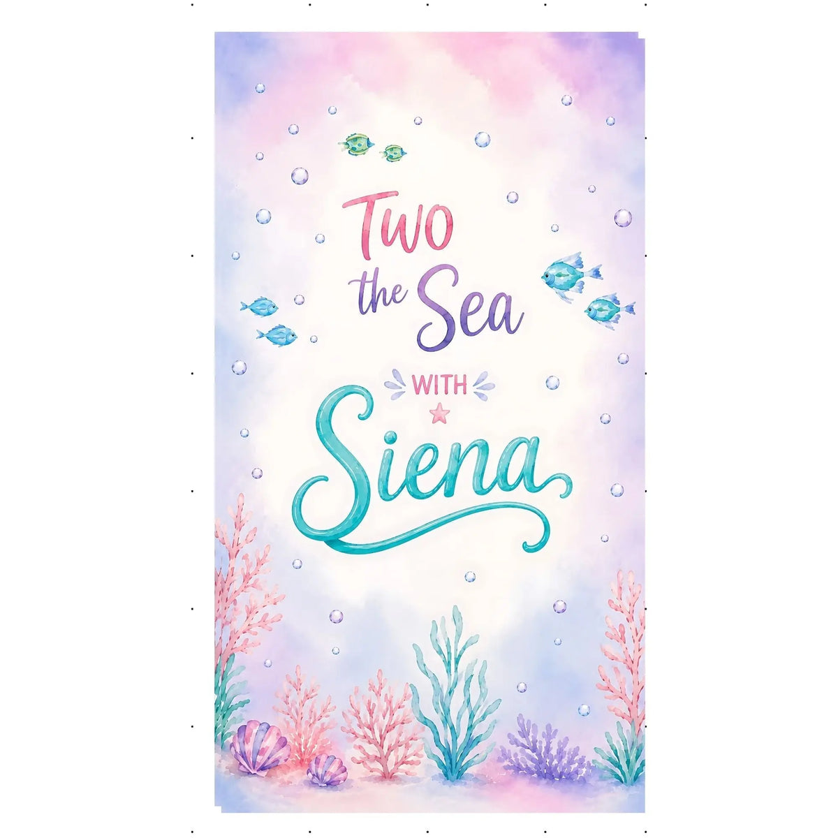 Watercolor Sea Creatures Clipart: Buy Full Bundle or Individual Items – DIY Party & Home Decor