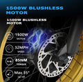 Electric scooter Bike 1500W Electric Bicycle 48V 27AH 30MPH Off-road Mountain Ebike US