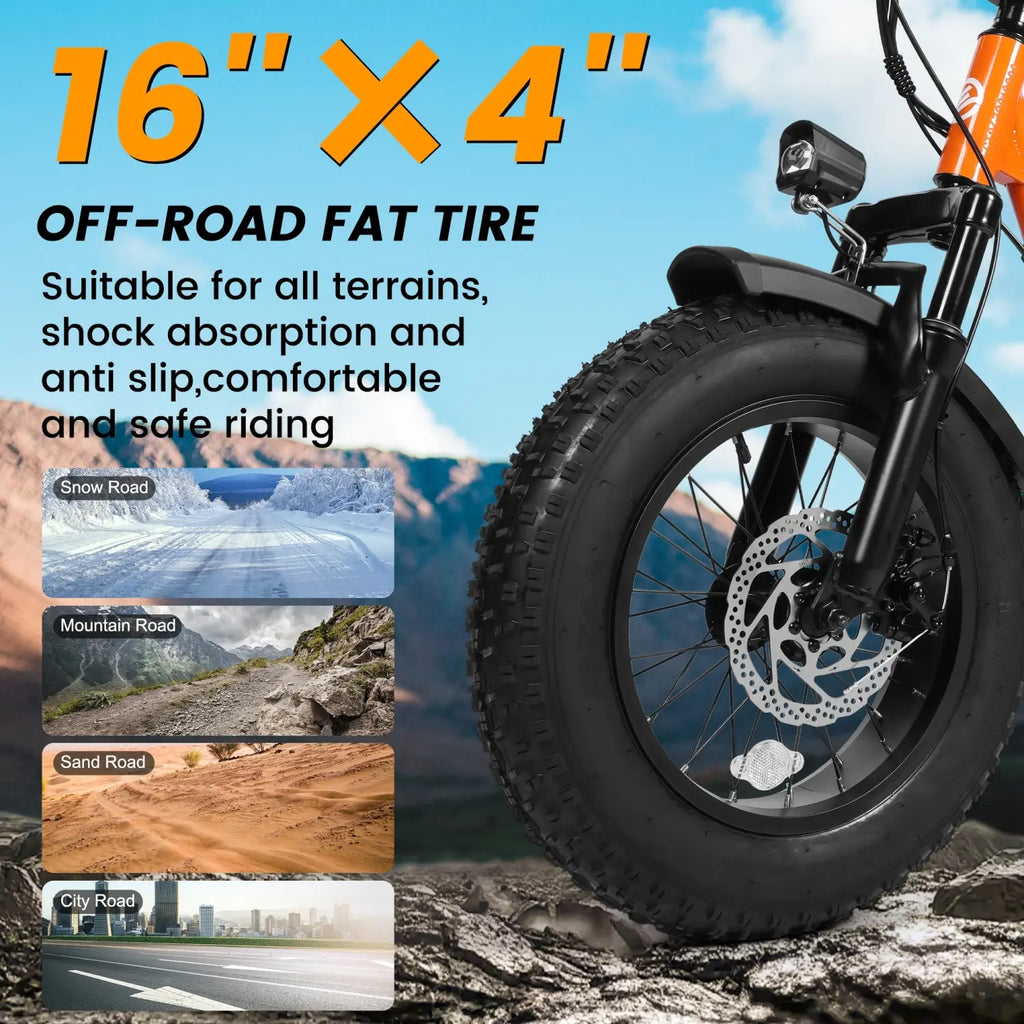 ESKUTE V101 Moped Style Fat Tire Electric Bike for Adults Youth, 1500W All-Terrain E-Bike, 28MPH, 48V 13Ah Removable Battery, Up to 60-Mi Range (PAS 1), 330lbs Capacity, NFC Unlock, Back to School Haul Birthday Graduation Cool Outdoor Stuff
