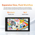 XPPen Artist 16 3rd Graphics Drawing Tablet 16K Pressure Levels 2 Dial 8 Customizable Shortcut Keys Upgraded X4 Smart Chip Pen Foldable Stand Anti-glare Screen for Art Education Illustration 3D Printing Support Windows Android,sohochic