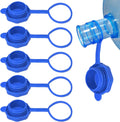 5 PCS - 3 & 5 Gallon Water Jug Cap, Upgrade Re-usable Replacement Caps, Non Spill Lids for 55mm Water Bottle Re-usable Drink Ware Cover