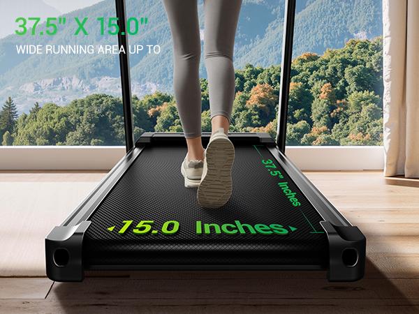 Umay Treadmill with Handrails and Incline, 16% Slope Adjustment, Home Fitness Walking Machine, 300 lbs Weight Capacity，Summer wins