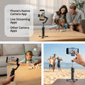 DJI Osmo Mobile 8 Advanced Tracking Combo Phone Gimbal Stabilizer, AI Native Tracking, Audio & Lighting Support, 360° Pan Rotation, Built-in Extension Stick & Tripod, 10h Battery, Secure Grip, Camera Accessories, Easy Connection
