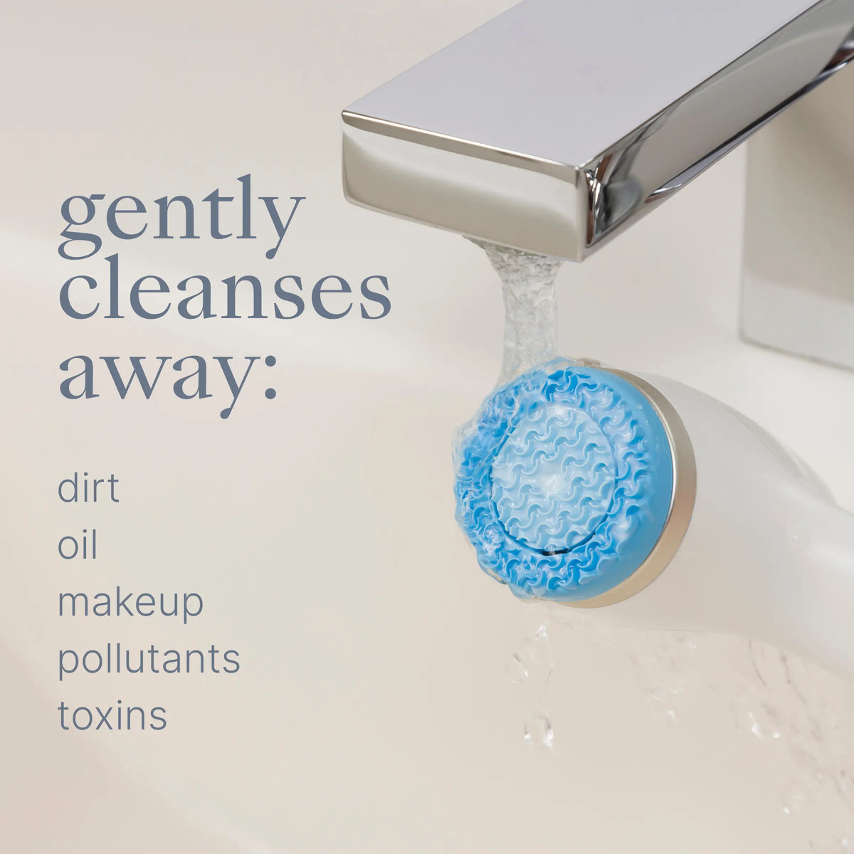 LumiSpa iO Facial Cleansing Device – Normal Silicone Head for Deep Clean, Instant Glow, Rechargeable Smart Device with App, Skin Renewal & Personalized Skincare in Just 2 Minutes a Day