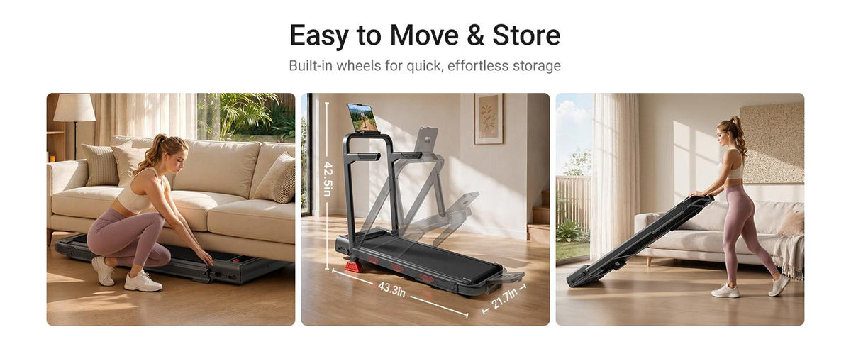 Umay Walking treadmill Pad, 3 in 1 Under Desk Treadmill with Remote Control,Portable Treadmills for Home Office, Home Fitness Machine walking pad walking pad