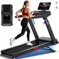 UMAY Electric Auto-Incline Treadmill, 20% Slope, 400LBS Capacity, 3.5HP Quiet Motor, Triple Suspension – Folding Home Fitness Equipment Summerwins