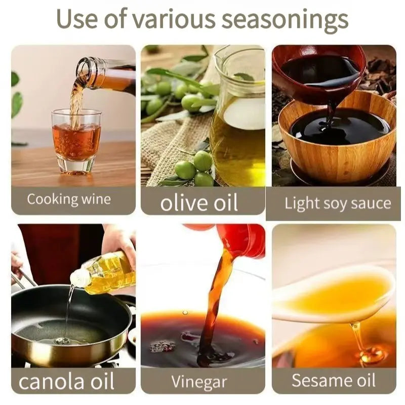 16 oz Glass Oil Spray Bottle, Oil Mister Spray Bottle for Cooking, 2-in-1 Olive Oil Sprayer and Kitchen Cooking Oil Dispenser, Glass Oil Bottle for Kitchen with 470 mL Aroma Mist Spray-and-Pour Design, Home Use Kitchenware, Kitchen Gadgets #GLOBAL...