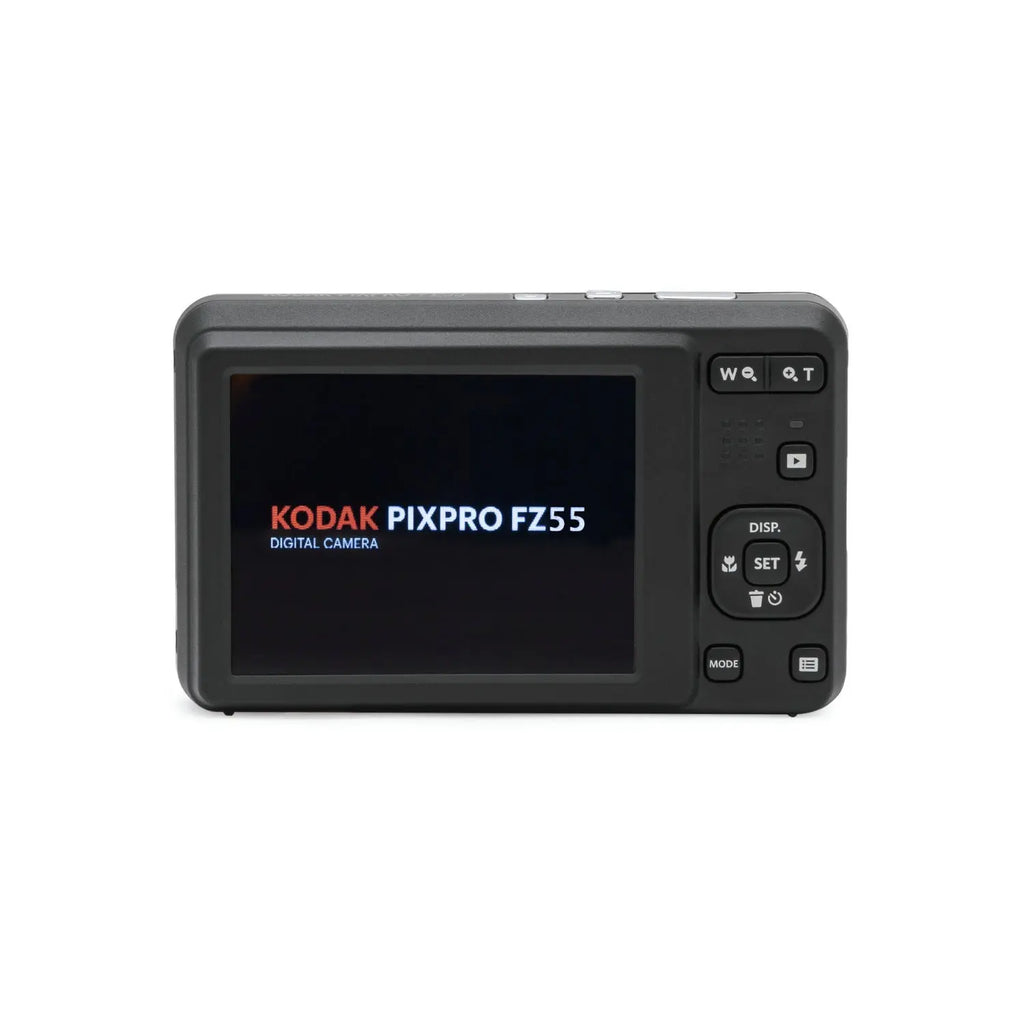 Kodak PixPro Friendly Zoom FZ55 Rechargeable Compact Digital Camera - 16MP CMOS Sensor, 5x Optical Zoom, Interchangeable Lens, 28mm Wide-Angle, 1080p Full HD, 2.7-inch LCD, Face Detect, Smile Detection, Blush Pink, for Events