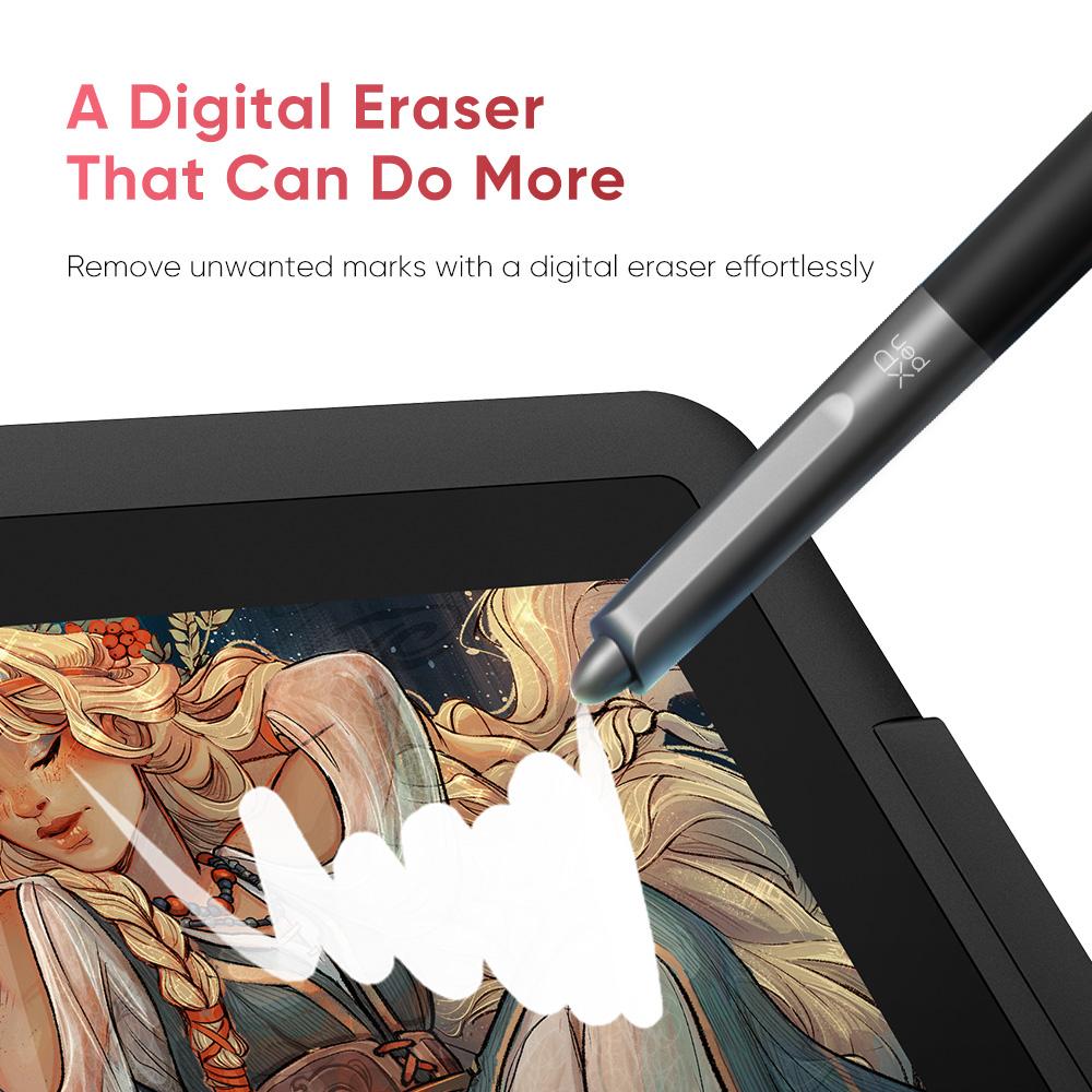 XPPen Artist 15.6 Pro V2 15.4-in Digital Drawing & Writing Tablet with X3 Pro Stylus (16384 Pressure Levels, 60° Tilt), Red Dial, Full-Lamination, Anti-Glare Film, Adjustable Stand, 3-in-1 Cable for PC, Mac, Linux, Android Devices (Port, Chip Incl...