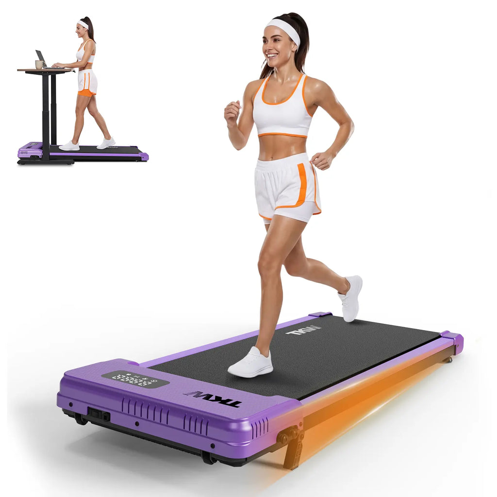 Compact Walking Pad Treadmill - Mini Portable Exercise Equipment, At-Home Gym Home Workout Gear for Running with Remote Control & LED Display