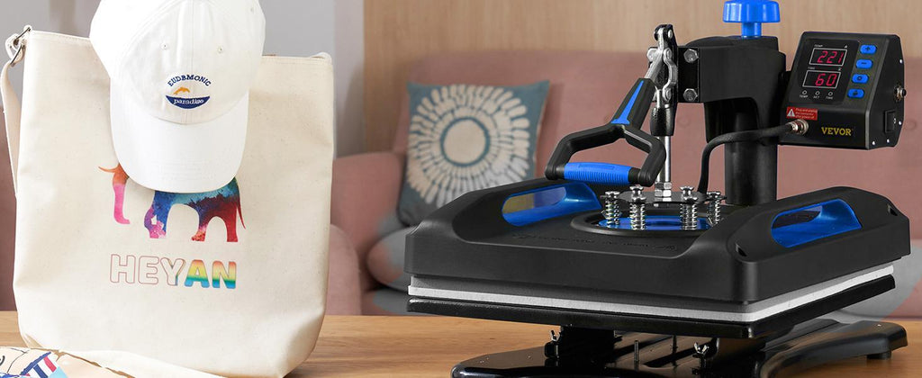 【Fallpicks】VEVOR 800W 15x15 Inch 8-in-1 Versatile Kit Heat Press Machine, 360° Rotation Swing-Away Design, Dual-Tube Heating Sublimation Iron for DIY T-Shirts, Aluminum Pots