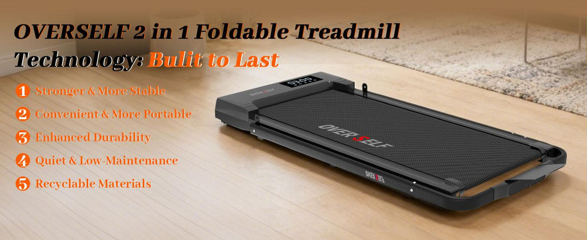 OVER SELF Walking Pad Treadmill, 6.2MPH Portable Folding Treadmill with Handlebar & Remote Controller, Flat & 3-Level Manual Incline Options for Home & Office, Under Desk Treadmill Easy Storage Home Gym Fitness Equipment Workout Gear, Summervibes