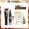 【LIVE EXCLUSIVE】INIA FLARE & LUMIN Facial & Eye Skincare Bundle – 3-in-1 Face + 4-in-1 Eye Beauty Devices for Lifting, Tightening, Reducing Puffiness & Fine Lines,Buy 1 Get 15,sohochic